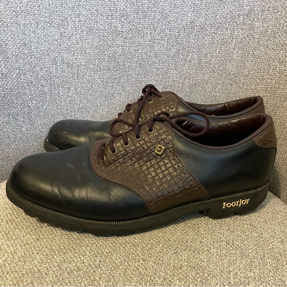 FOOTJOY- SoftJoys Golf Shoes men’s 9.5 - Picture 1 of 6